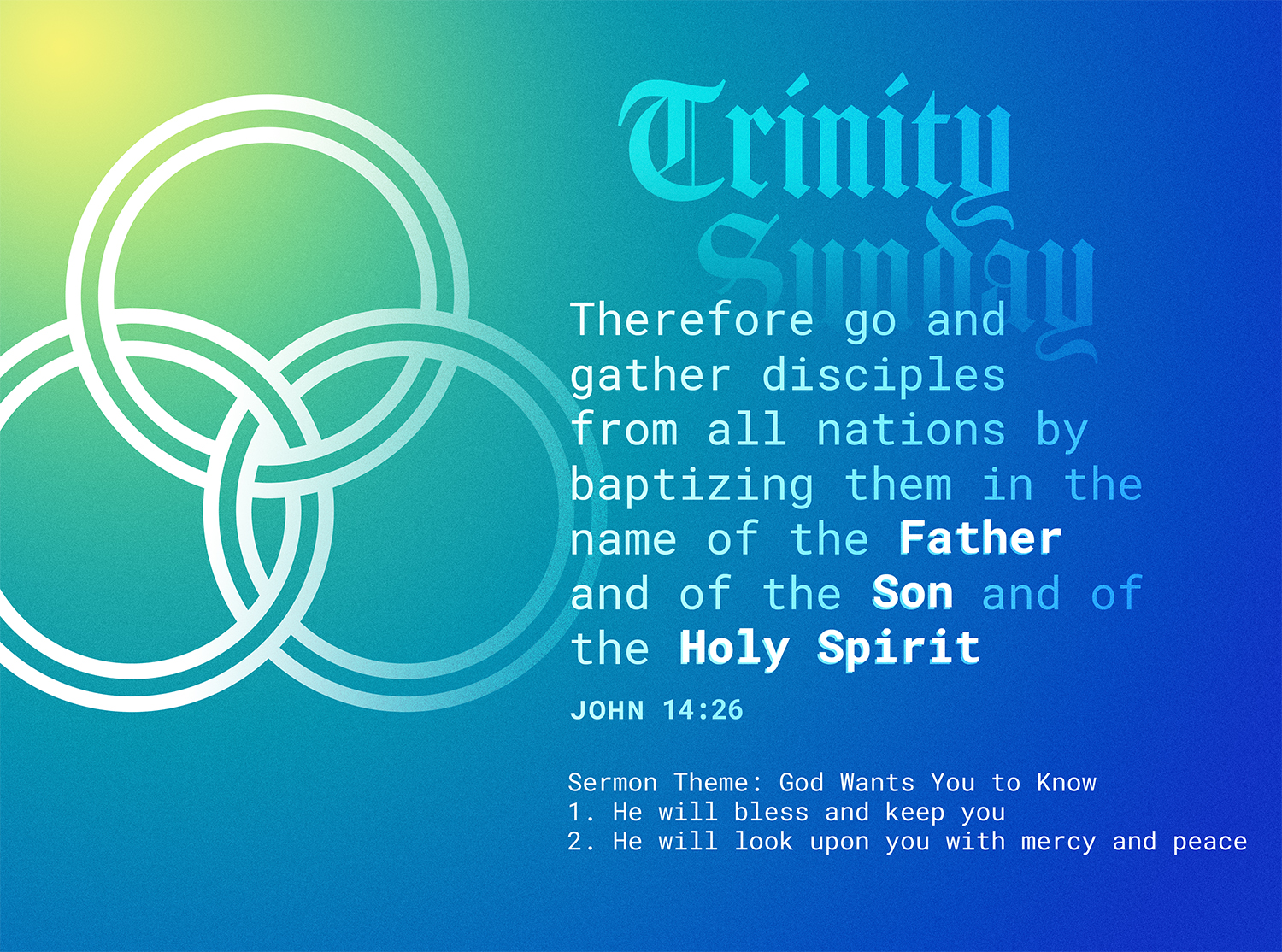 Bulletin 6/15/2025 (Trinity Sunday)