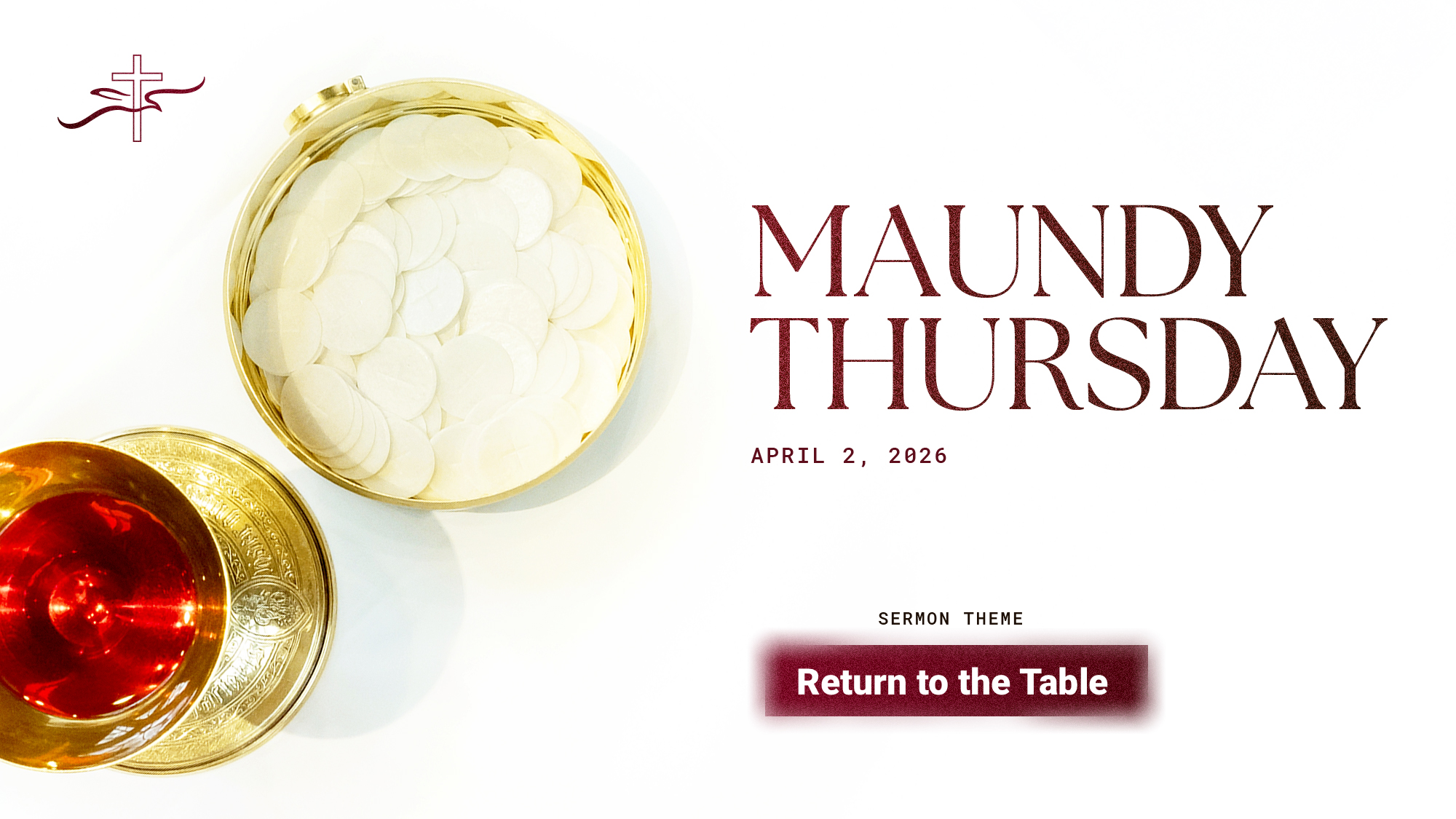 Maundy Thursday Bulletin 4/2/2026